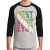 Unisex 50/50 Blend 3/4 Sleeve T-Shirt Thumbnail