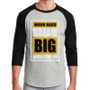 Unisex 50/50 Blend 3/4 Sleeve T-Shirt Thumbnail