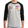 Unisex 50/50 Blend 3/4 Sleeve T-Shirt Thumbnail