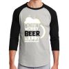 Unisex 50/50 Blend 3/4 Sleeve T-Shirt Thumbnail