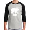 Unisex 50/50 Blend 3/4 Sleeve T-Shirt Thumbnail
