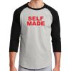 Unisex 50/50 Blend 3/4 Sleeve T-Shirt Thumbnail