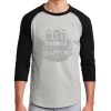 Unisex 50/50 Blend 3/4 Sleeve T-Shirt Thumbnail