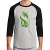 Unisex 50/50 Blend 3/4 Sleeve T-Shirt Thumbnail