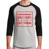 Unisex 50/50 Blend 3/4 Sleeve T-Shirt Thumbnail