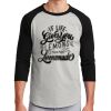 Unisex 50/50 Blend 3/4 Sleeve T-Shirt Thumbnail