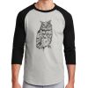 Unisex 50/50 Blend 3/4 Sleeve T-Shirt Thumbnail