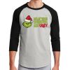 Unisex 50/50 Blend 3/4 Sleeve T-Shirt Thumbnail