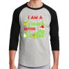 Unisex 50/50 Blend 3/4 Sleeve T-Shirt Thumbnail