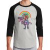 Unisex 50/50 Blend 3/4 Sleeve T-Shirt Thumbnail