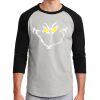 Unisex 50/50 Blend 3/4 Sleeve T-Shirt Thumbnail