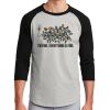 Unisex 50/50 Blend 3/4 Sleeve T-Shirt Thumbnail