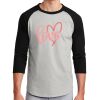 Unisex 50/50 Blend 3/4 Sleeve T-Shirt Thumbnail