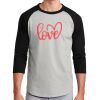 Unisex 50/50 Blend 3/4 Sleeve T-Shirt Thumbnail