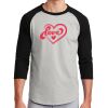 Unisex 50/50 Blend 3/4 Sleeve T-Shirt Thumbnail