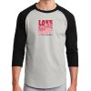 Unisex 50/50 Blend 3/4 Sleeve T-Shirt Thumbnail