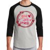 Unisex 50/50 Blend 3/4 Sleeve T-Shirt Thumbnail