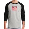 Unisex 50/50 Blend 3/4 Sleeve T-Shirt Thumbnail