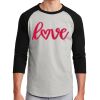 Unisex 50/50 Blend 3/4 Sleeve T-Shirt Thumbnail