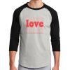 Unisex 50/50 Blend 3/4 Sleeve T-Shirt Thumbnail
