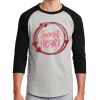 Unisex 50/50 Blend 3/4 Sleeve T-Shirt Thumbnail