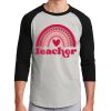 Unisex 50/50 Blend 3/4 Sleeve T-Shirt Thumbnail