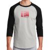 Unisex 50/50 Blend 3/4 Sleeve T-Shirt Thumbnail