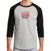 Unisex 50/50 Blend 3/4 Sleeve T-Shirt Thumbnail