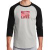 Unisex 50/50 Blend 3/4 Sleeve T-Shirt Thumbnail