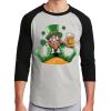 Unisex 50/50 Blend 3/4 Sleeve T-Shirt Thumbnail