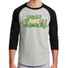 Unisex 50/50 Blend 3/4 Sleeve T-Shirt Thumbnail