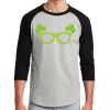 Unisex 50/50 Blend 3/4 Sleeve T-Shirt Thumbnail