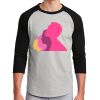Unisex 50/50 Blend 3/4 Sleeve T-Shirt Thumbnail