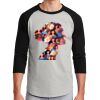 Unisex 50/50 Blend 3/4 Sleeve T-Shirt Thumbnail