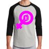 Unisex 50/50 Blend 3/4 Sleeve T-Shirt Thumbnail