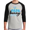 Unisex 50/50 Blend 3/4 Sleeve T-Shirt Thumbnail