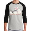 Unisex 50/50 Blend 3/4 Sleeve T-Shirt Thumbnail