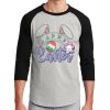 Unisex 50/50 Blend 3/4 Sleeve T-Shirt Thumbnail