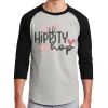 Unisex 50/50 Blend 3/4 Sleeve T-Shirt Thumbnail