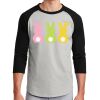 Unisex 50/50 Blend 3/4 Sleeve T-Shirt Thumbnail