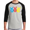 Unisex 50/50 Blend 3/4 Sleeve T-Shirt Thumbnail