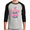 Unisex 50/50 Blend 3/4 Sleeve T-Shirt Thumbnail
