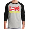 Unisex 50/50 Blend 3/4 Sleeve T-Shirt Thumbnail