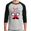 Unisex 50/50 Blend 3/4 Sleeve T-Shirt Thumbnail