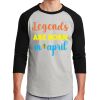Unisex 50/50 Blend 3/4 Sleeve T-Shirt Thumbnail