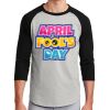 Unisex 50/50 Blend 3/4 Sleeve T-Shirt Thumbnail