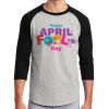 Unisex 50/50 Blend 3/4 Sleeve T-Shirt Thumbnail