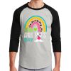 Unisex 50/50 Blend 3/4 Sleeve T-Shirt Thumbnail