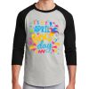 Unisex 50/50 Blend 3/4 Sleeve T-Shirt Thumbnail