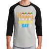 Unisex 50/50 Blend 3/4 Sleeve T-Shirt Thumbnail